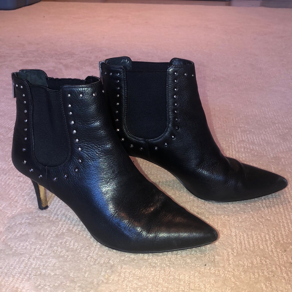 Leather Heeled Boots